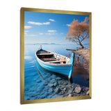 Blue Boat Serenity I - Boat Canvas Wall Art