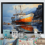 Fishing Boat Dreamy Regatta I - Boat Canvas Wall Art