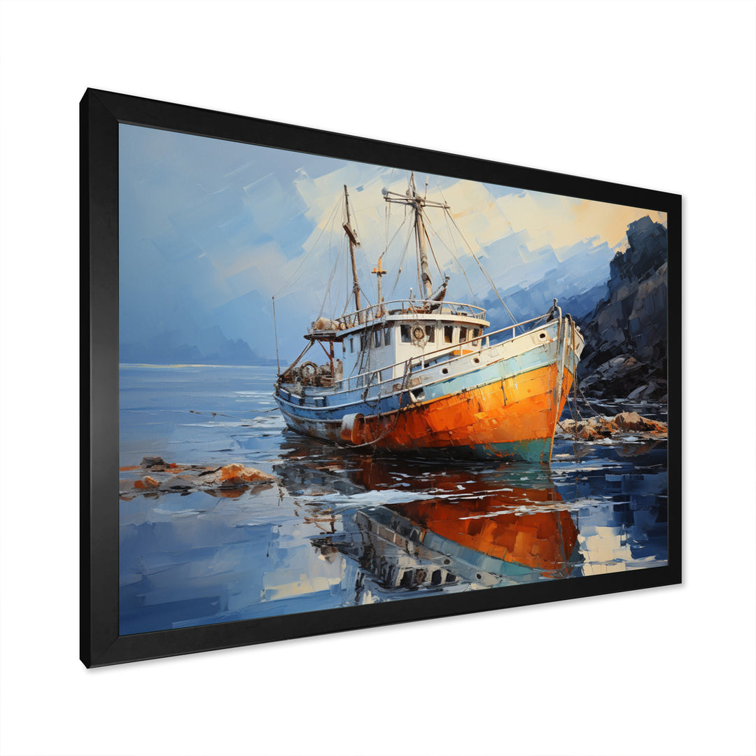Fishing Boat Dreamy Regatta I - Boat Canvas Wall Art