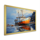 Fishing Boat Dreamy Regatta I - Boat Canvas Wall Art