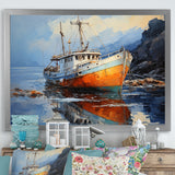 Fishing Boat Dreamy Regatta I - Boat Canvas Wall Art
