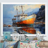 Fishing Boat Dreamy Regatta I - Boat Canvas Wall Art