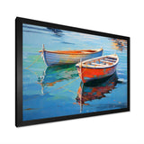 Boat Harmonic Waters - Transportation Canvas Wall Art