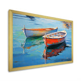 Boat Harmonic Waters - Transportation Canvas Wall Art