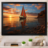 Boat Luminous Horizons I - Boat Canvas Wall Art