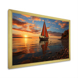 Boat Luminous Horizons I - Boat Canvas Wall Art