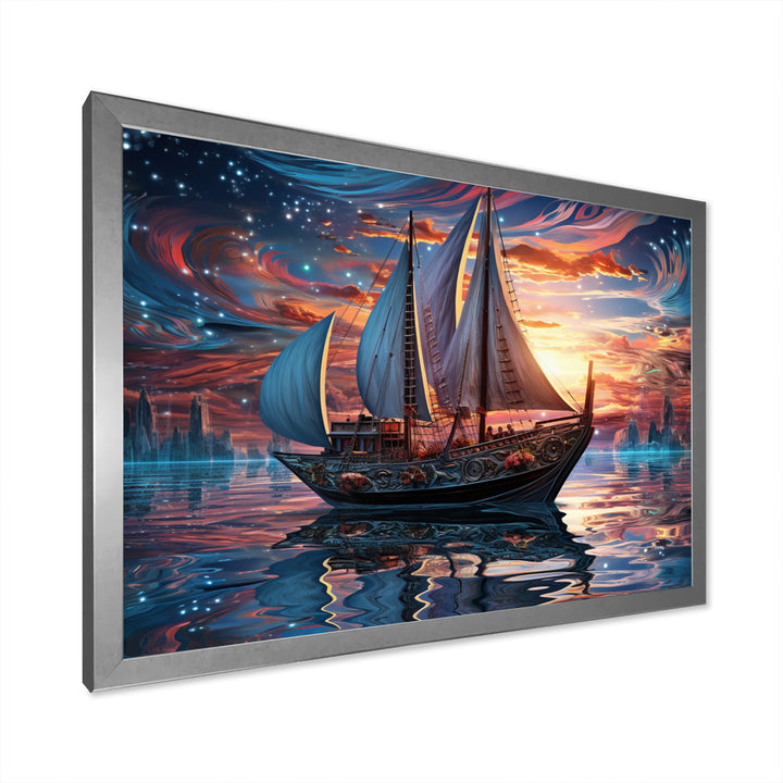 Boat Magical Waters I - Boat Canvas Wall Art