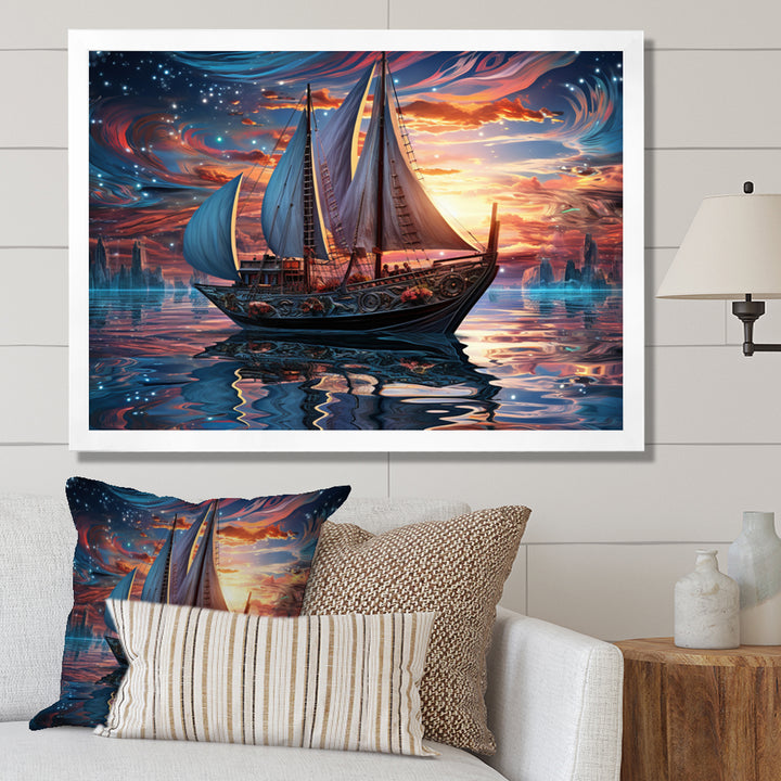Boat Magical Waters I - Boat Canvas Wall Art