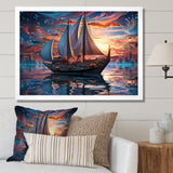 Boat Magical Waters I - Boat Canvas Wall Art