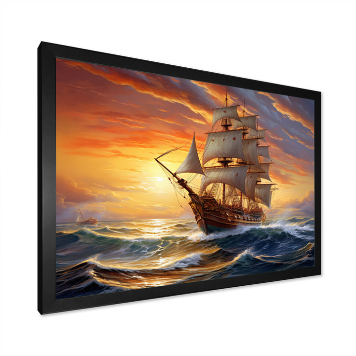 Boat Majestic Mariners I - Boat Canvas Wall Art