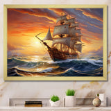 Boat Majestic Mariners I - Boat Canvas Wall Art