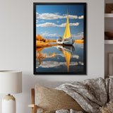 Boat Sailing On The I - Boat Canvas Wall Art