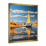 Boat Sailing On The I - Boat Canvas Wall Art
