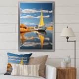 Boat Sailing On The I - Boat Canvas Wall Art