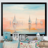 Boat Serene Sailings - Boat Canvas Wall Art