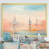 Boat Serene Sailings - Boat Canvas Wall Art