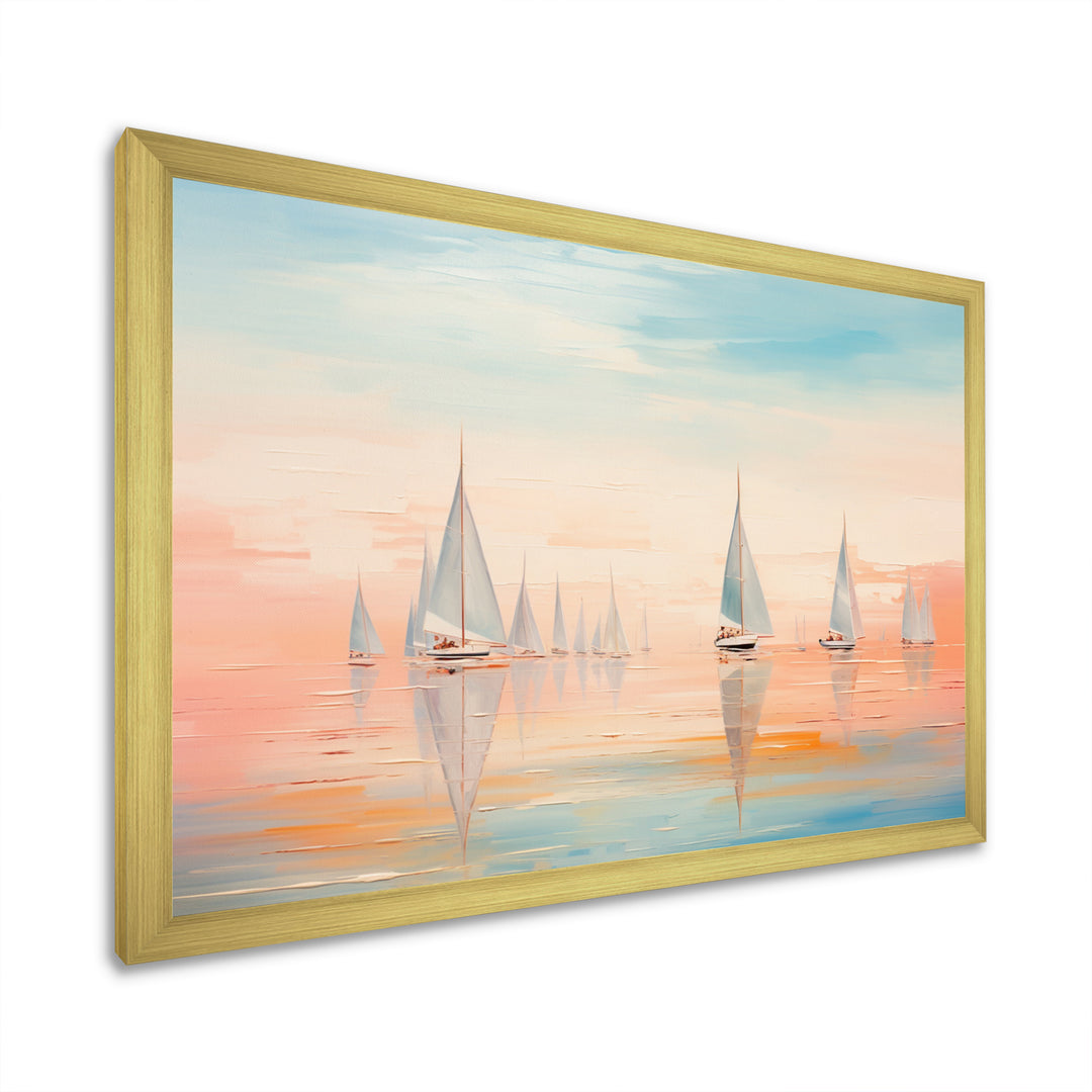 Boat Serene Sailings - Boat Canvas Wall Art