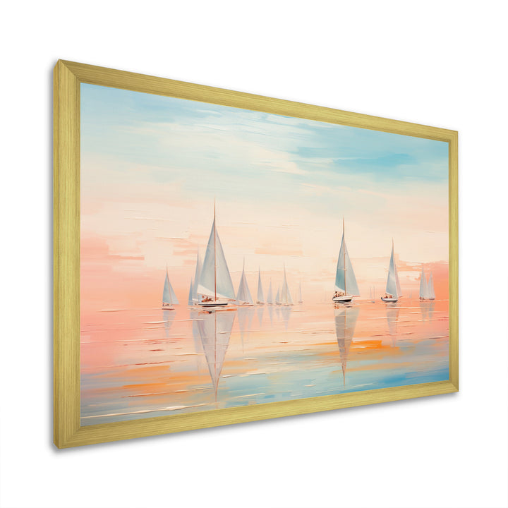 Boat Serene Sailings - Boat Canvas Wall Art