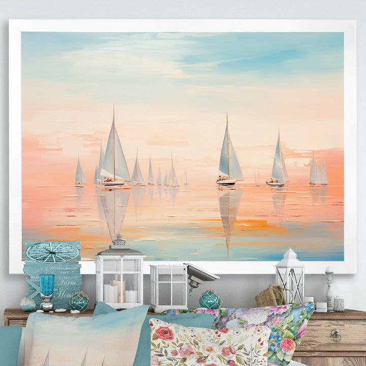 Boat Serene Sailings - Boat Canvas Wall Art