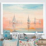 Boat Serene Sailings - Boat Canvas Wall Art