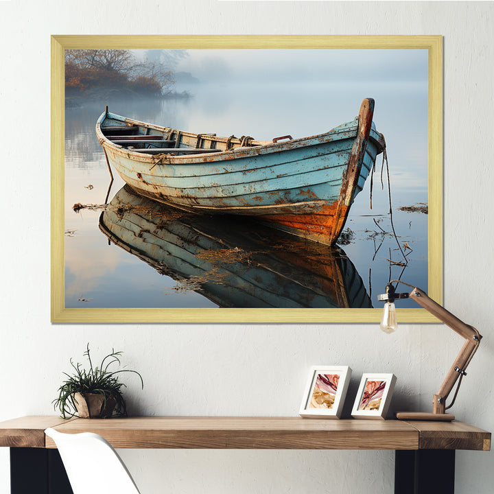 Boat Serene Waterscapes I - Boat Canvas Wall Art