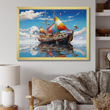 Boat Surreal Sailings - Boat Canvas Wall Art