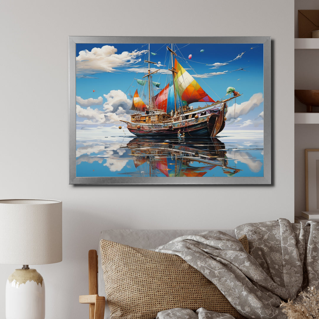 Boat Surreal Sailings - Boat Canvas Wall Art