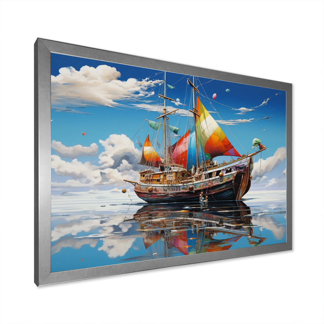 Boat Surreal Sailings - Boat Canvas Wall Art