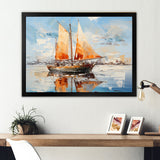 Boat Vibrant Voyages I - Boat Canvas Wall Art