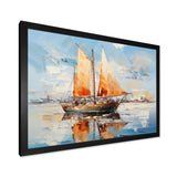 Boat Vibrant Voyages I - Boat Canvas Wall Art
