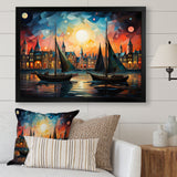 Boat Whimsical Sailings I - Boat Canvas Wall Art