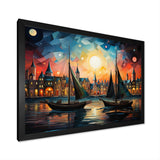 Boat Whimsical Sailings I - Boat Canvas Wall Art