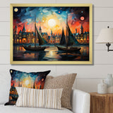 Boat Whimsical Sailings I - Boat Canvas Wall Art
