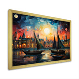 Boat Whimsical Sailings I - Boat Canvas Wall Art
