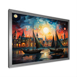 Boat Whimsical Sailings I - Boat Canvas Wall Art
