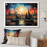 Boat Whimsical Sailings I - Boat Canvas Wall Art
