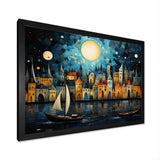 Boat Whimsical Waterways I - Boat Canvas Wall Art