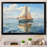 Boat Whispering Breezes I - Boat Canvas Wall Art