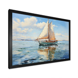 Boat Whispering Breezes I - Boat Canvas Wall Art