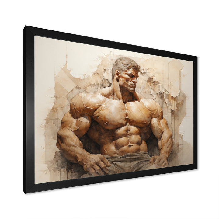 Bodybuilding Eternal Strength I - Aerobic &amp; Bodybuilding Canvas Wall Art