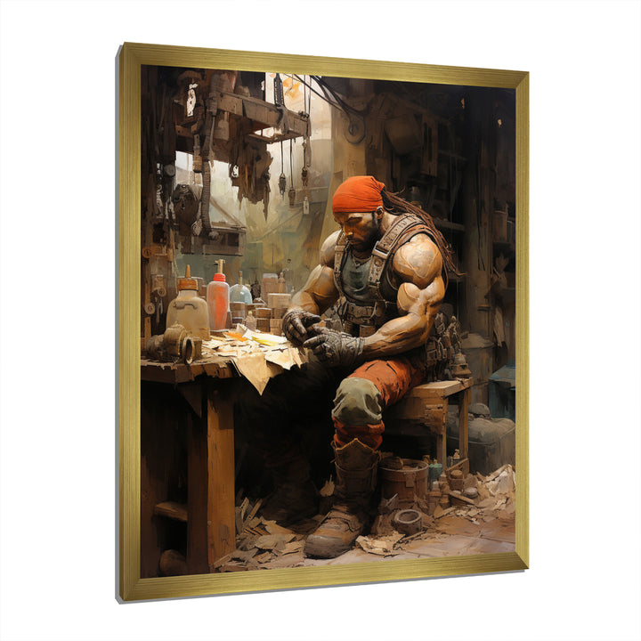 Bodybuilding Sweat And Sacrifice - Aerobic &amp; Bodybuilding Canvas Wall Art