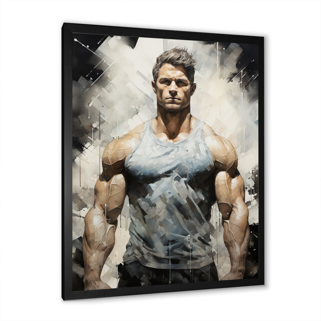 Bodybuilding The Chiseled Physique - Aerobic &amp; Bodybuilding Canvas Wall Art