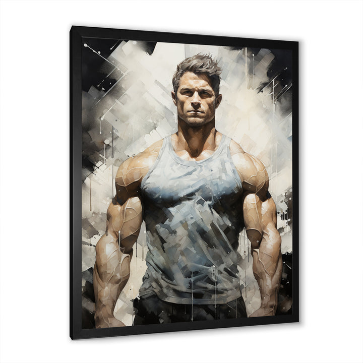 Bodybuilding The Chiseled Physique - Aerobic &amp; Bodybuilding Canvas Wall Art