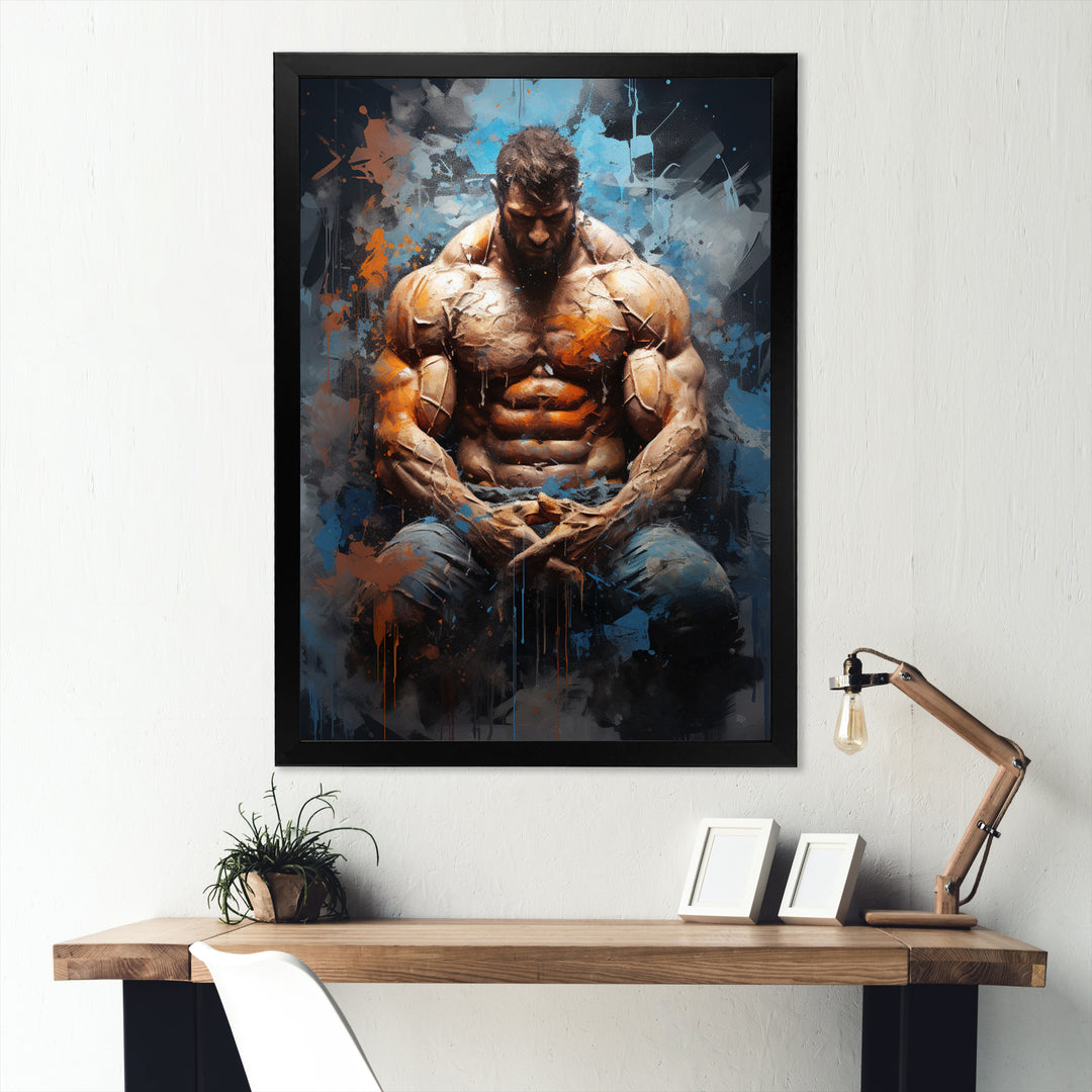 Bodybuilding The Power - Aerobic &amp; Bodybuilding Canvas Wall Art