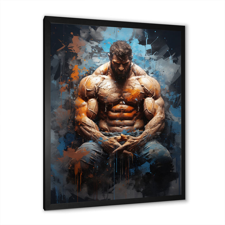 Bodybuilding The Power - Aerobic &amp; Bodybuilding Canvas Wall Art