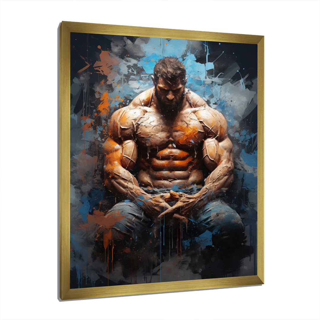Bodybuilding The Power - Aerobic &amp; Bodybuilding Canvas Wall Art