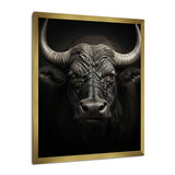 Grey Buffalo Majestic Horns - Buffalo Wall Art Prints