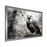 Grey Eagle Shadows Of Serenity - Eagle Framed Canvas Art