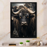 Brown Buffalo Whispers Of The - Buffalo Canvas Wall Art