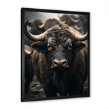 Brown Buffalo Whispers Of The - Buffalo Canvas Wall Art